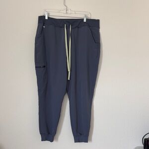 FIGS Women’s Medical Scrubs Zamora 2.0 Joggers XXL Periwinkle Blue